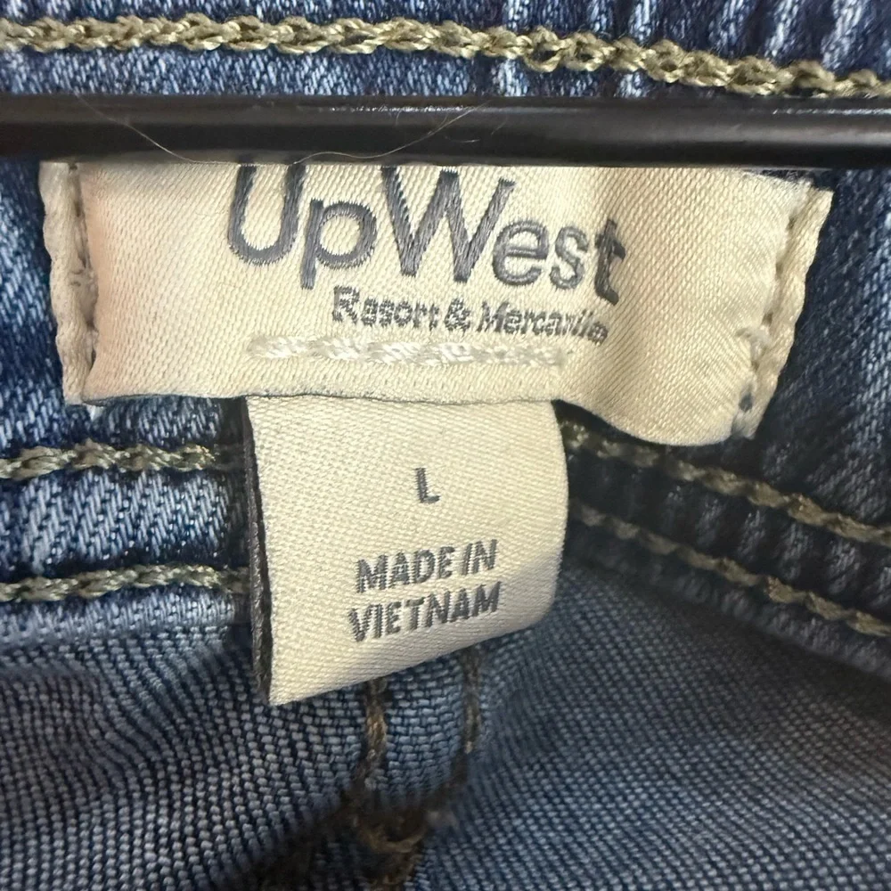 Upwest Men’s Vintage Wash Carpenter Utility Jeans Slim Straight Size Large EUC